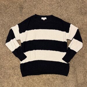 Target Knox Rose Black and White Stripe Sweater